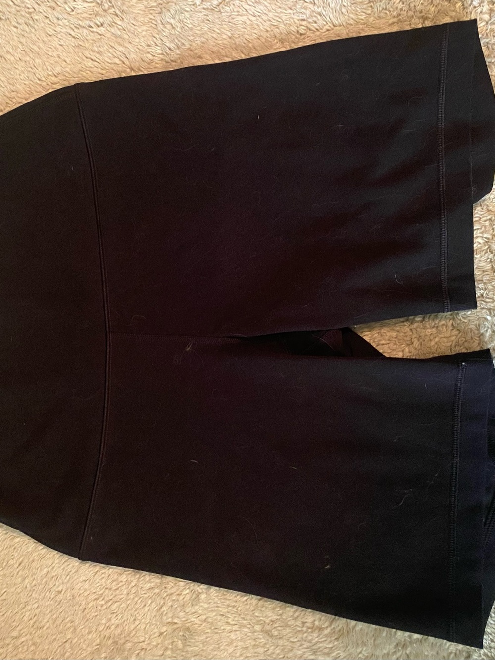 Black biker shorts